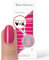 Original Miss Sophie Nagelfolien Cranberry I 24 ultra-dünne Nagellack-Streifen einfarbig I Für Finger- & Fußnägel I Hält auf Natur- sowie lackierten, Acryl-, Gel- & Shellac-Nägeln