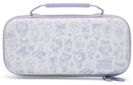 PowerA Schutzhülle für Nintendo Switch-OLED Modell oder Nintendo Switch Lite - Animal Crossing: Island Life, violett