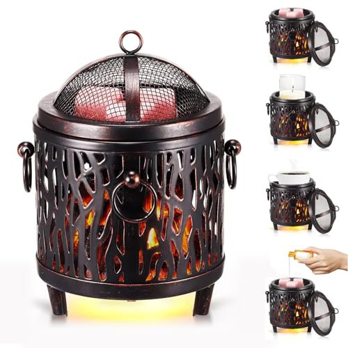 Cauldron Wax Burner, Electric Oil Burner Wax Melts Burner for Scented Wax Melts and Tarts or Fragrance Oils, Metal Wax Burner, Home Decor and Aromatherapy Gift