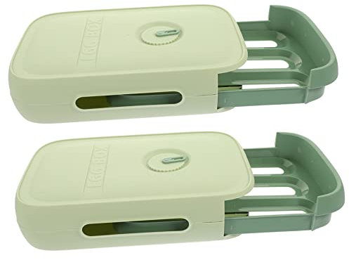 PartyKindom Caja Almacenamiento Huevos Bandeja Grande Ruedas Contenedor Huevos Gran Capacidad