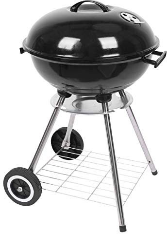 Barbecue a Carbone di qualità Superiore, Barbecue a Carbone smaltato in Carbonio da 18 Pollici con Controllo del Calore per Patio, Picnic, portellone Posteriore