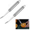 Grapefruit Knife,2 PCS Stainless Steel Grapefruit Peeler,Curved Orange Peeler with Serrated Edge,Citrus Peeler,Kitchen Fruit Peeler Curved Carving Tool for Fruit and Vegetable
