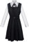 IGHSNZUH Anime Chainsaw Man Mitaka Asa Cosplay Dress Halloween Costume Role Play Party Uniform(XXL)