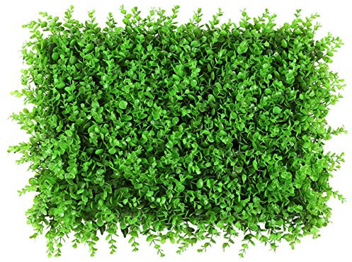 Buchsbaumplatten, künstliche Buchsbaum-Matten, Hecken, Pflanzen, UV-geschützt, Grünwandhintergrund für den Außenbereich, Gartenzaun, Sichtschutz und Innenwanddekoration