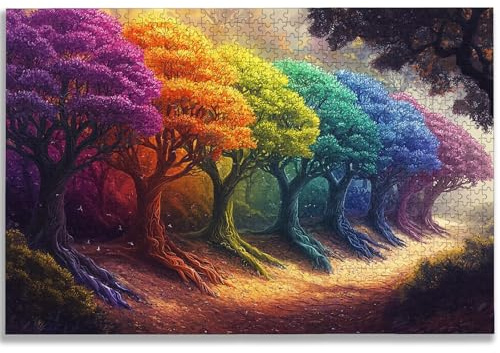 Puzzle 5000 Teile Baum, Puzzle 5000 Teile Erwachsene, Holzpuzzle Erwachsene mit Exquisiter Verpackungsbox, Klassische Puzzles Landschaft für Die Ganze Familie, Groß Puzzles für Geschenke, Dekor, -2913