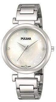 Pulsar Damen-Armbanduhr Analog Quarz Edelstahl PH8085X1