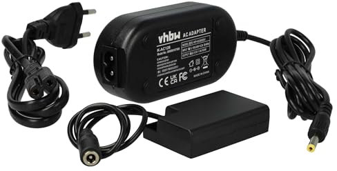 vhbw 220V Bloc d'alimentation/Chargeur pour Appareil Photo Pentax K-S2 remplace K-AC128 D-AC120 D-DC128 Adaptateur Batterie pour Batterie D-Li109
