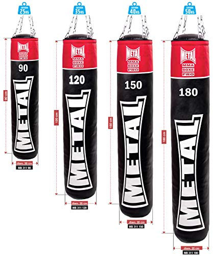 METAL BOXE MB311N120P Sac de Frappe 120cm Noir 35 kg
