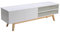 Meuble TV HOME 160cm 2 portes 1 niche / Blanc
