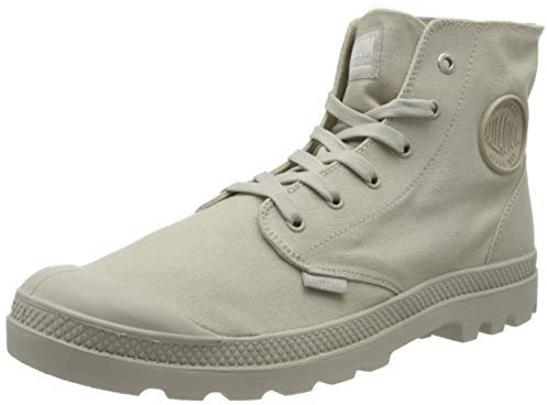 Palladium Pampa Monochrome, Stivali Sneaker Unisex - Adulto, Grigio, 42 EU
