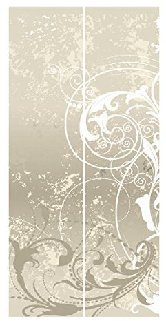 Bilderwelten Schiebegardinen - Perlmutt Ornament Design Ohne Aufhängung, 2X á 250 x 60cm