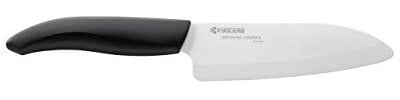 Kyocera FK-140 WH-BK EU - 14cm Santoku Ceramic Knife - Black Handle