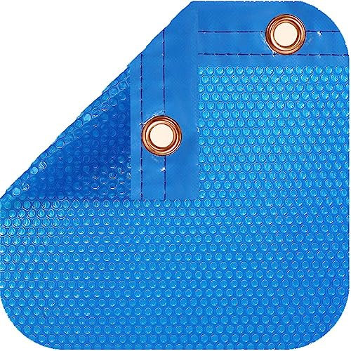 INTERNATIONAL COVER POOL Cubierta Solar 600 micras Eco para Piscina de 3 x 6 Metros con Refuerzo en los Anchos