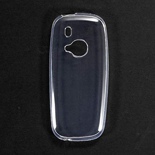 TPU Handyhülle Kompatibel mit Nokia 3310 2017, Stoßfeste Weiche Schutzhülle mit Präzisen Aussparungen und Kratzfestem, Schlankem Design (Transparent)