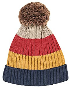 Finkid Kinder Pompula Mütze, Navy-red, 48