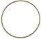 Netuno Metallring Dekoring aus Metalldraht Durchmesser 20cm Drahtring Makramee Ring Traumfänger Ring Floral Hoop Gold zum DIY Basteln Handwerk für Makramee Hochzeit Fensterdeko