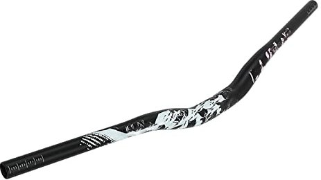 Alomejor 31,8 mm Mountainbike-Lenker, Aluminiumlegierung Mountainbike Fahrrad Lenker extra lang 720 mm Schwarz