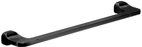 Gedy Stelvio Handtuchstange, 45 cm, Mattschwarz
