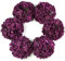 DuHouse Lot de 6 Grandes têtes de Fleurs d'hortensia artificielles en Soie avec Tige - Fleurs d'hortensia Blanches pour Mariage, Maison, Jardin, Centre de Table (Prune)