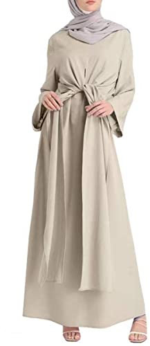 RUNYN Abaya Muslim Damen Gebetskleidung Muslimische Kleider Damen Hijab Kleid Abaya Jilbab gebetskleid islamische Kleidung Frauen