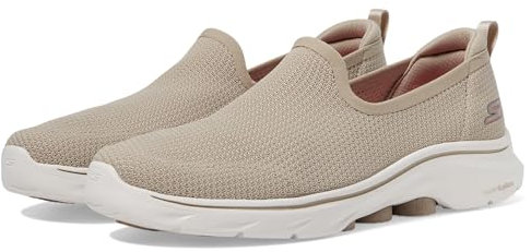 Skechers Femme Ivy GO Walk 7 Lierre, Taupe Textile/Trim, 39 EU