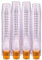 PinkWebShop Pack of 100 Plastic Shot Glasses and Dessert Cups | 30ml Shot Glass | Strong Durable Plastic Glasses for Parties, Events, and Sample Tasting | Crystal Clear and Elegant Design
