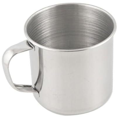 QOKLIYUI Durable Stainless Steel Cups Sturdy And Durable Wide Application Stainless Steel Mug With Handle Practical Gifts