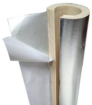 IkErna Longueur 1M Mousse Isolation Tube Mur Épais 30 Mm, Coquille de Tuyau D'Isolation, Id 27-219 Mm/60Mm