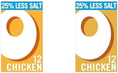 OXO 12 Reduced Salt Big Flavour Chicken Stock Cubes, 71 g (Pack of 2)