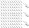 100er Pack Edelstahl Vorhang Clips, Multifunktionale Gardinen Clips mit Haken Vorhangklammern Metall Gardinen Haken Robuste Curtain Clips für Heimdekoration und Duschvorhänge