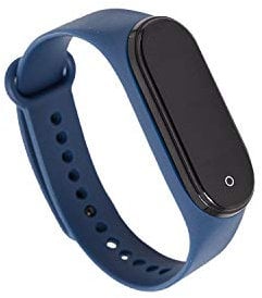 ENERRGECKO Smart Band Wristband Health Heart Rate Blood Pressure Health Rate Monitor Pedometer Sports Bracelet Blue