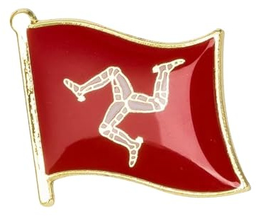 LCDIUDIU Anstecknadel Mit Flagge Der Isle Of Man, Goldene Broschen Mit Nationalflaggen Für Damen Und Herren, Revers, Kleidung, Schal, Mütze, Jacke, Rucksäcke, Reiseanstecker, Flagge Der Union, Pa