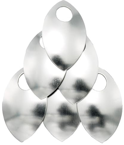 MADcraft - Aluminium Schuppen Glänzend (L, unisex, Aluminium) DIY - DIY