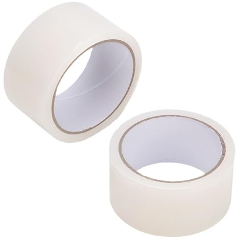 Jortmrd 2 Stück Zelt Klebeband Weiß 5 cm x 20 m Zelt Reparaturset Klebeband Wasserdicht Zelt Reparaturband Extra Starke Klebekraft für Abdeckplane Markise Pavillon Panzerband