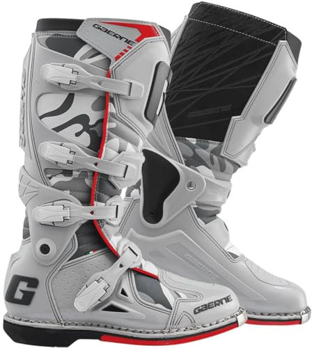 Gaerne Fastback Endurance - Stivali da motocross, taglia 43, colore: Grigio
