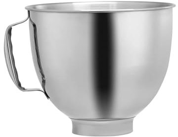 EMDMGJ Blender Mixing Bowl, Compatible For KitchenAid 4.5QT And 5QT Tilt-Head Stand Mixers Stainless Steel Mixing Bowl