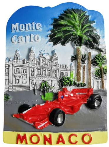 Monte Carlo Monaco Kühlschrankmagnet Reise 3D Souvenir Kühlschrank Dekoration Handwerk Kollektion