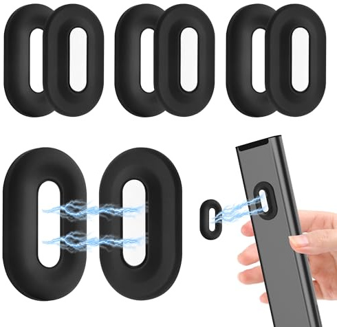 4 Pezzi Porta Telecomando da Muro, Portatelecomando da Parete | Supporto da Parete per Telecomandi Magnetico in Silicone, Supporto per TV, Ventilatori, Climatizzatori