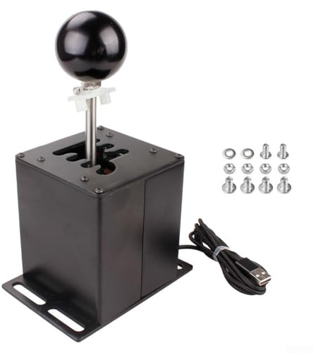 H Gear Shifter für Logitech G29 G27 G25 und T300 T500 PC USB Sim Racing Game Setup (6 Geschwindigkeit+R-HB039)