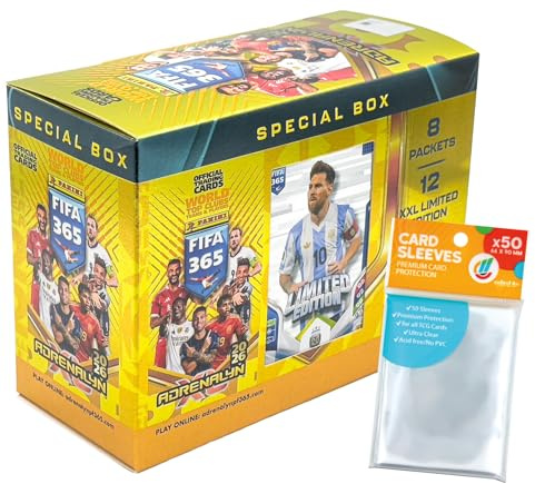 Bundle with FIFA 365 Adrenalyn XL 2026 Trading Cards + Exclusive Collect-it Cases (1 Special Box - Road to FIFA World Cup 2026)