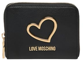 Moschino Damen-Geldbörse Love Zip Around schwarz AS26MO02 JC5507PP1OLQ0000 Farbe: Schwarz