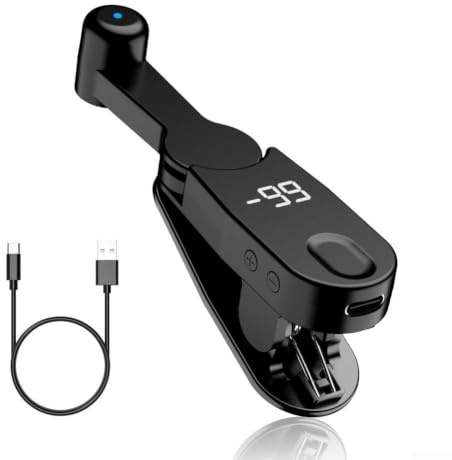 Auto Clicker für Handy und Tablet, Einstellbare Geschwindigkeit Auto Tapper mit 99 Klicks pro Sekunde, Tragbares Physisches Clicker-Gerät für Gaming-Apps und Live-Stream, -198 Gänge, HD(Schwarz)