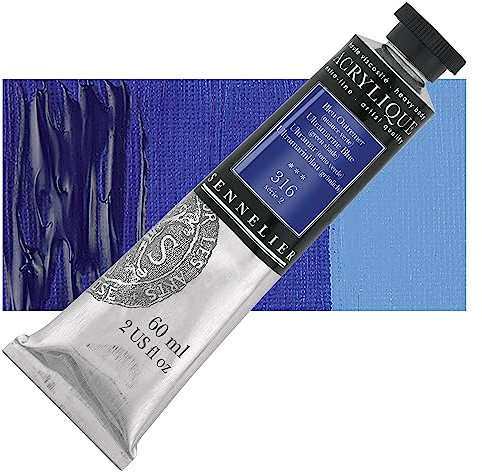 Sennelier Extra-Fine Artist Acryliques ultramarine blue (green shade) 316 60 ml by Sennelier