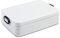 Mepal - Lunchbox Take a Break Large - Brotdose To Go - Für 4 Sandwiches oder 8 Brotscheiben - Meal Prep Box - Essensbox mit Unterteilung - Spülmaschinenfest - 1500 ml - White