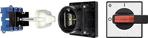 Kraus & Naimer Ladesteiler KG100 T103/12 VE 100A 1x90° schwarz mit Türanschluss