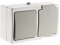 Zenitech - Morizontal Mixto: Toma V y V+ 2P+T 16A Gris Claro IP54 - Akya