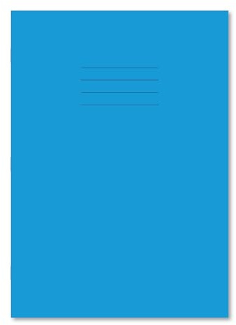 Hamelin A4 8 mm Ruled and Margin 32 Pages Exercise Book - Light Blue (Pack of 100)