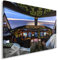 Feeby. Wandbild - 1 Teilig - 70x100 cm, Leinwand Bild Leinwandbilder Bilder Wandbilder Kunstdruck, FLUGZEUGRUMPF, FLUGZEUG, TRANSPORT, PILOTEN, GELB