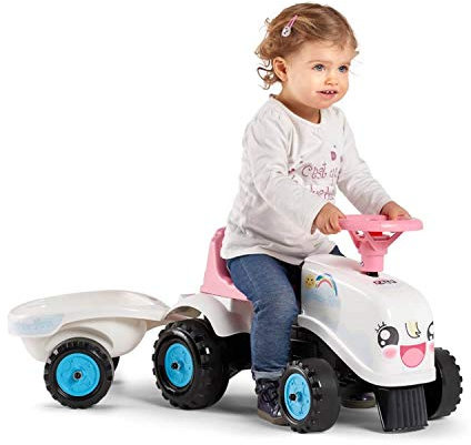 Falk - Rainbow Farm Träger mit Anhänger – ab 12 Monaten 2 Personalisierungsstile – Nummernschild personalisierbar – 206B