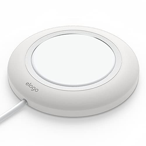 elago MS Charging Pad Compatible with MagSafe Charger Compatible with iPhone 16, 15, 14, 13, 12 Series and Other Wireless Charging Phones (Black)